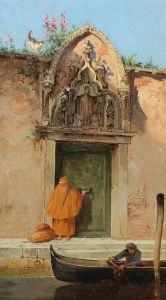Venice, at the gate of the Arco dell’Abbazia della Misericordia
