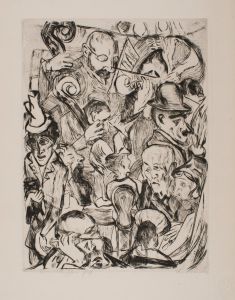 Café Music, plate 9 from the portfolio ‘Faces’