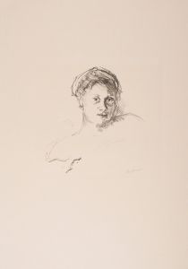 Portrait of Minna Beckmann-Tube