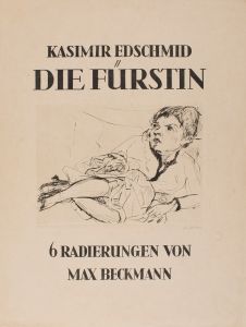 Woman on a Sofa , title sheet from the suite ‘The Duchess’