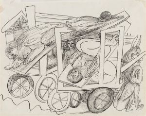 Abtransport der Sphinxe