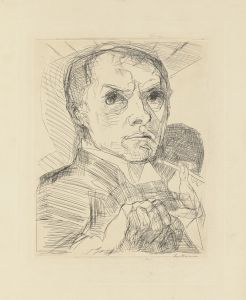 Self-Portrait with Stylus