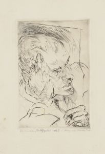 Self-Portrait, Hand to Cheek