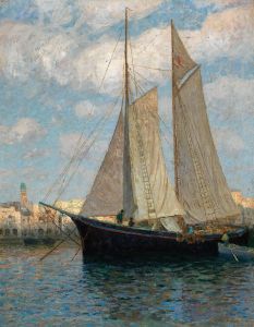 Ships in the Harbour of Chioggia
