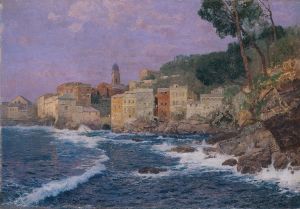 Stadt an der Riviera