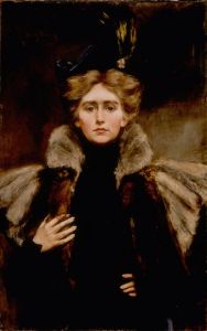 Natalie in Fur Cape