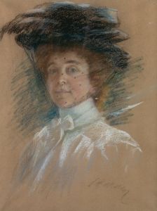 Self Portrait with Hat and Veil