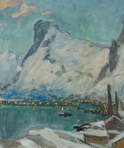 Lofoten in the Evening Light. Study