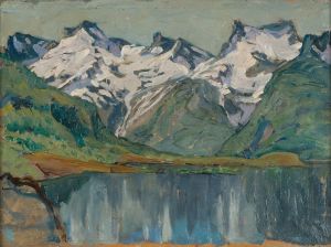 A Mountain Lake. Study from North Norway