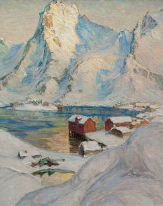 An Arctic Spring Day. Study from North Norway
