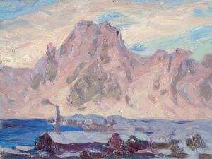 Lofoten in Violet. Study