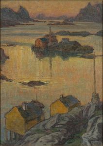 An August Night. Study from North Norway
