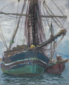 Fog Rising from the Sea. Study from Lofote