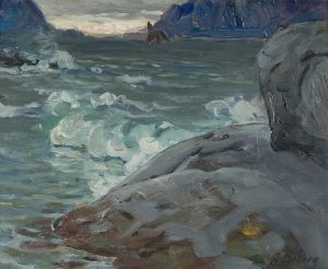 Beach. Study from North Norway