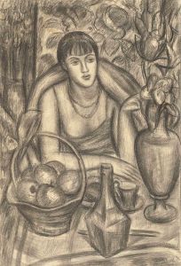 Supper, Study for Portrait of Natalie Denny