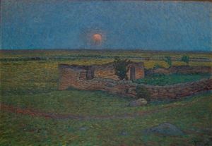 Moon Rising on Öland