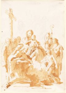 The Virgin and Child Adored by Bishops, Monks and Women