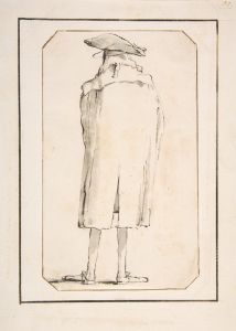 Caricature of a Man Seen from Behind