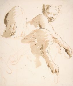 Seated Satyress