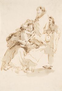 The Holy Family with Saint John