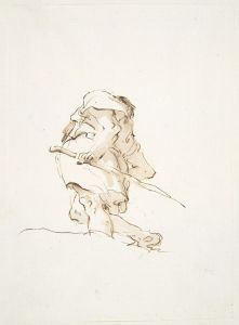 Walking Male figure seen from below