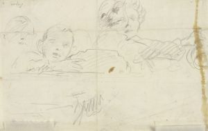 Studies of two figures