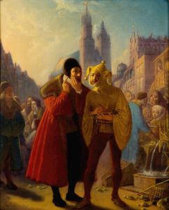 Stańczyk faking a toothache