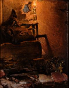 The interior of the tomb of King Kazimierz Wielki