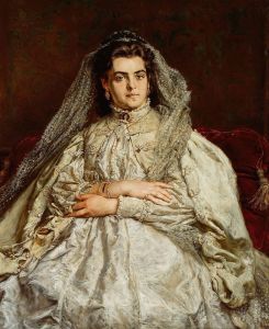 Portrait of artist’s wife, Teodora née Giebułtowska