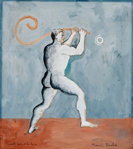 Hercule Devant La Lune