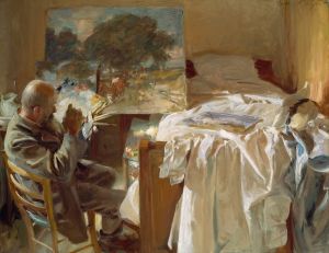 An Artist In His Studio