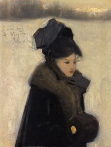 WOMAN WITH FURS