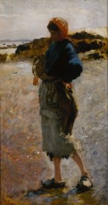 Girl on the Beach, Sketch for ‘Oyster Gatherers of Cancale’