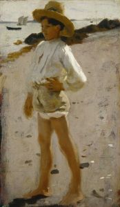 Young Boy on the Beach, Sketch for ‘Oyster Gatherers of Cancale’
