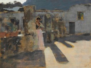 Capri Girl on a Rooftop