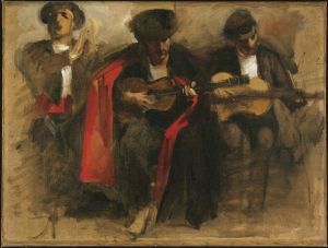 Study for Seated Musicians for ‘El Jaleo’