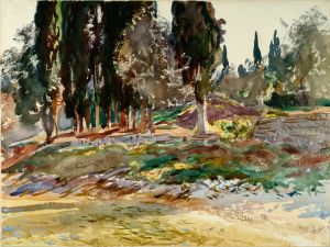 Cypress Trees at San Vigilio, Lake Garda