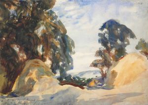 Landscape with trees