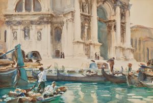 The Façade of La Salute, Venice