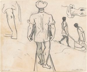 Studies of Peasants with Wheelbarrows