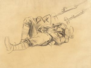 Studies for ‘Gassed’  II