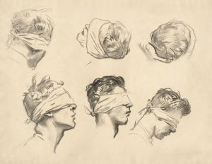 Studies for ‘Gassed’ III