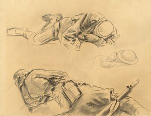 Studies for ‘Gassed’ IV
