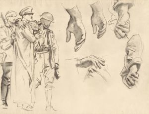 Studies for ‘Gassed’ VI