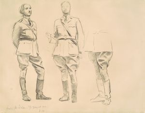 Studies for ‘General Officers of World War I’