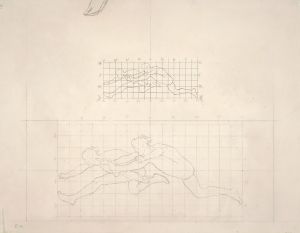 Studies for ‘Two Classical Male Figures Jumping’