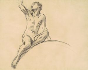 Study for Figure above ‘Music’