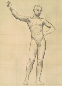 Study of Apollo for ‘Apollo and the Muses’ II