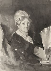 Portrait of Mrs. Frederick Mead with a Fan