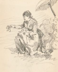 Seated Figure of a Woman